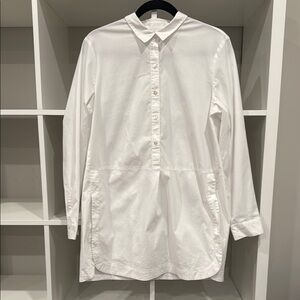 J. Jill white button-down tunic, size M